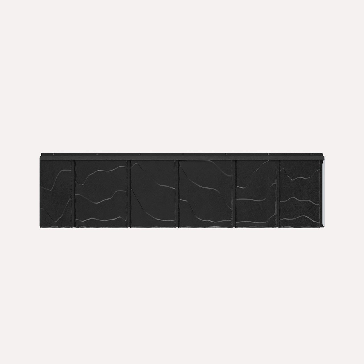True Nature North Ridge Slate metal shingle panel