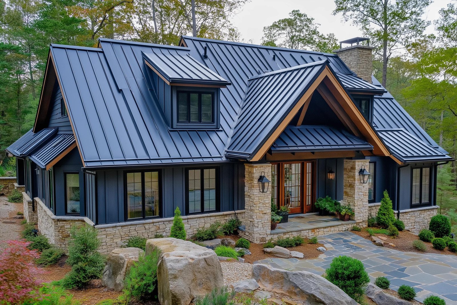 Signal Hill Retrofit standing seam metal roof